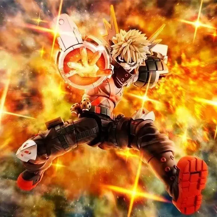 

Bandai SHF My Hero Academy Bakugo Katsuki Готовая модель может быть собранная вручную Коллекционная модель Украшение Аниме Фигурка Модель игрушки