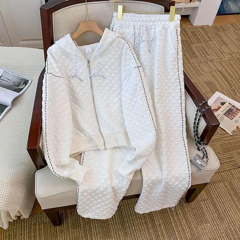 

Комплекты брюк, женский спортивный костюм, модные толстовки с капюшоном, повседневная спортивная одежда, комплект из двух предметов для женщин, свободная уличная одежда Y2k