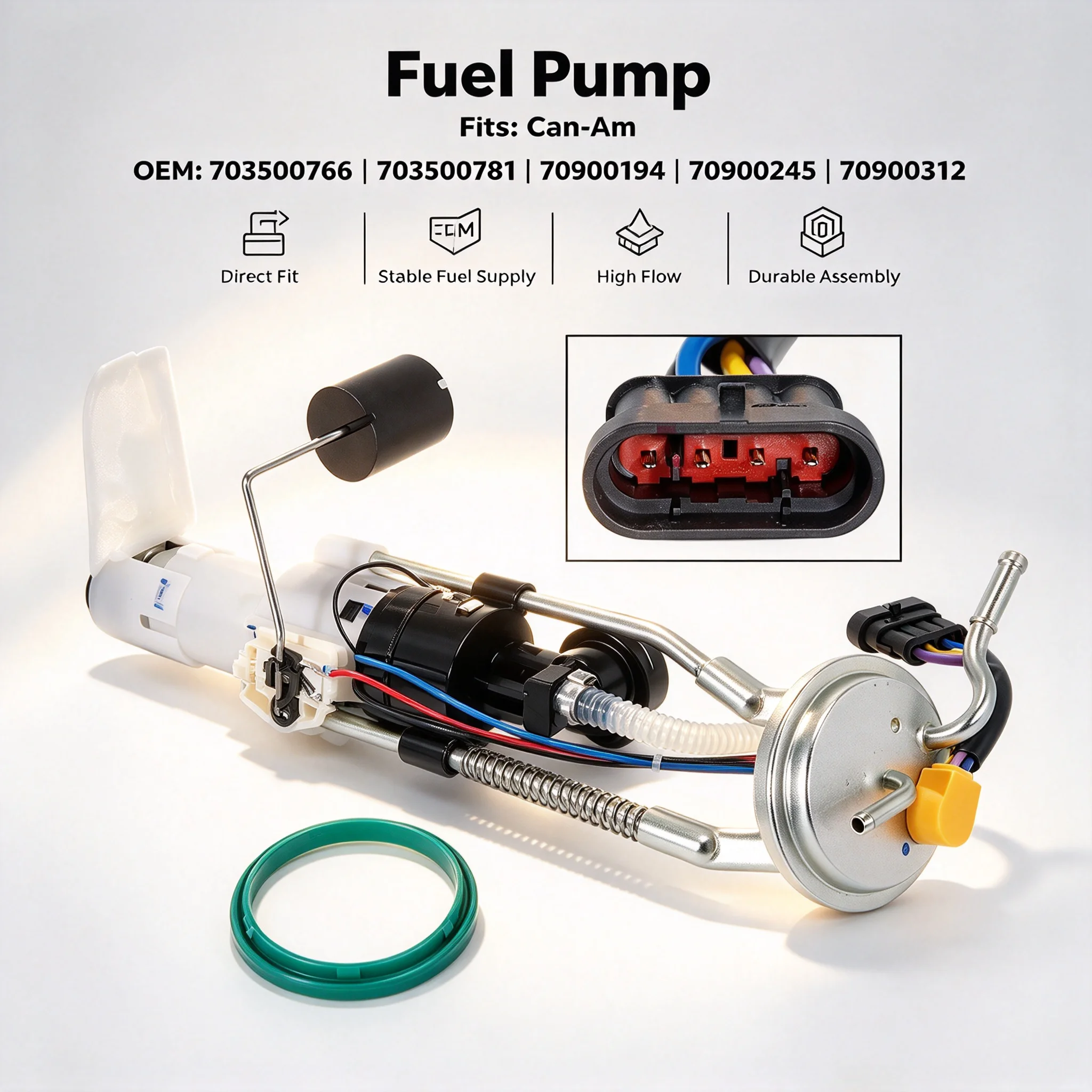 Fuel Pump For Can-Am Outlander Max 400 500 650 800R EFI STD X LTD  Renegade 800R EFI Xxc 703500766 703500781 709000194 709000245