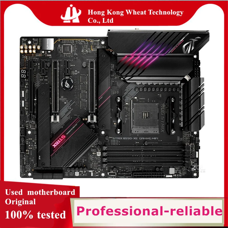 AMD ROG STRIX B550-XE GAMING WIFI 마더보드 중고 정품 소켓, AM4 B550 DDR4 128GB M.2 USB3.0 SATA3 데스크탑 메인보드 