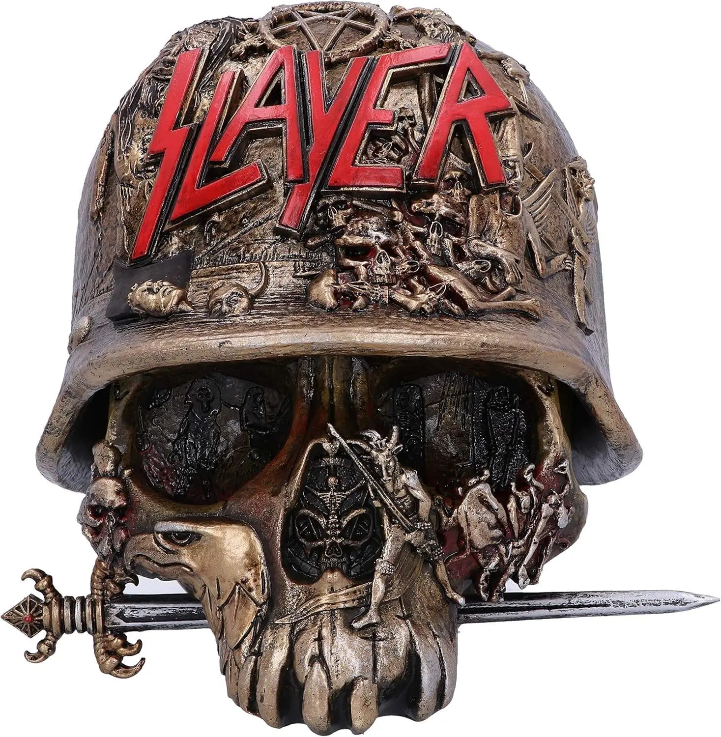 

Готическая шкатулка с черепом и замком, идеально подходит для коллекционеров и домашнего декора.