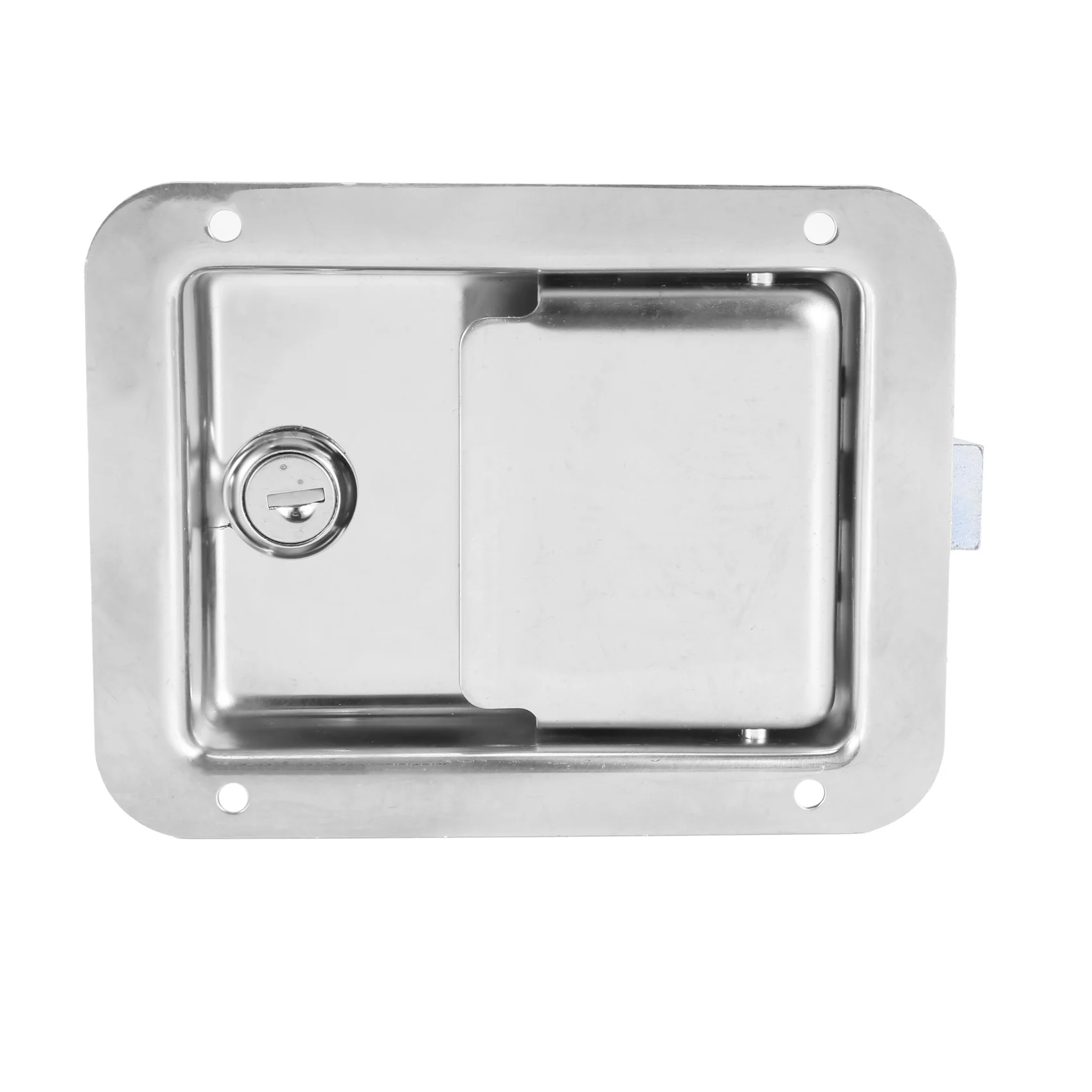 

Durable Hardware 2 Pack Stainless Steel Paddle Slam Latch With Lock & Key - Flush Single Point Handle For Door Trailer RV Jeep