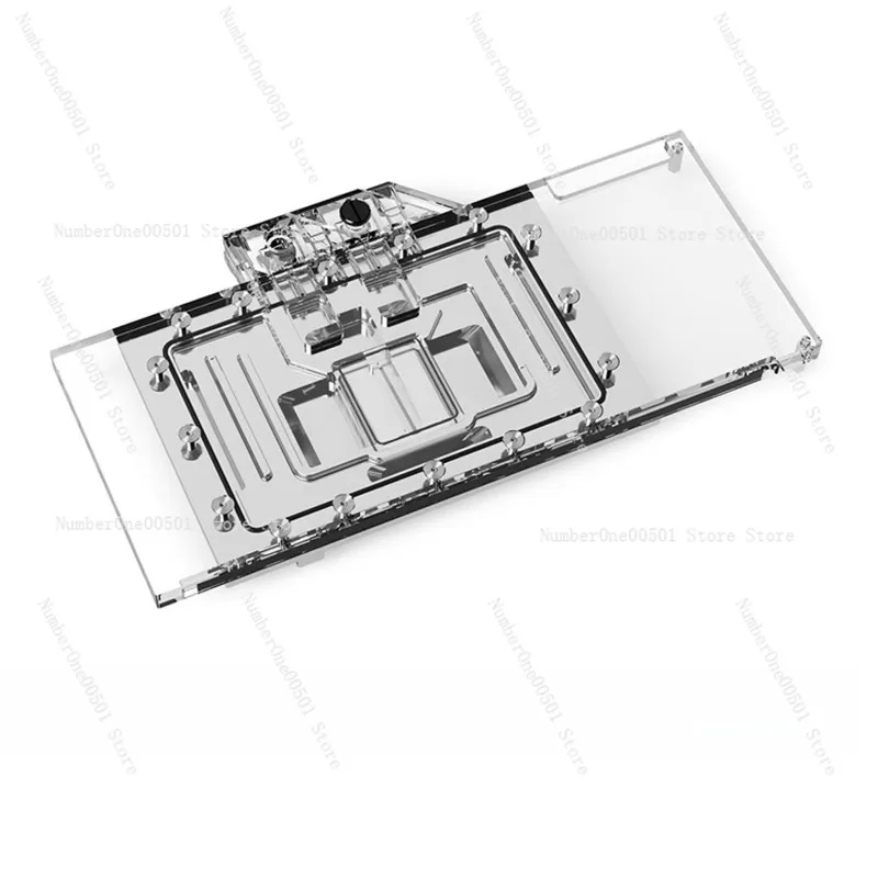 RX7900XTX Water Block for PowerColor Red Devil GPU Full Coverage Graphics Card Liquid Cooler