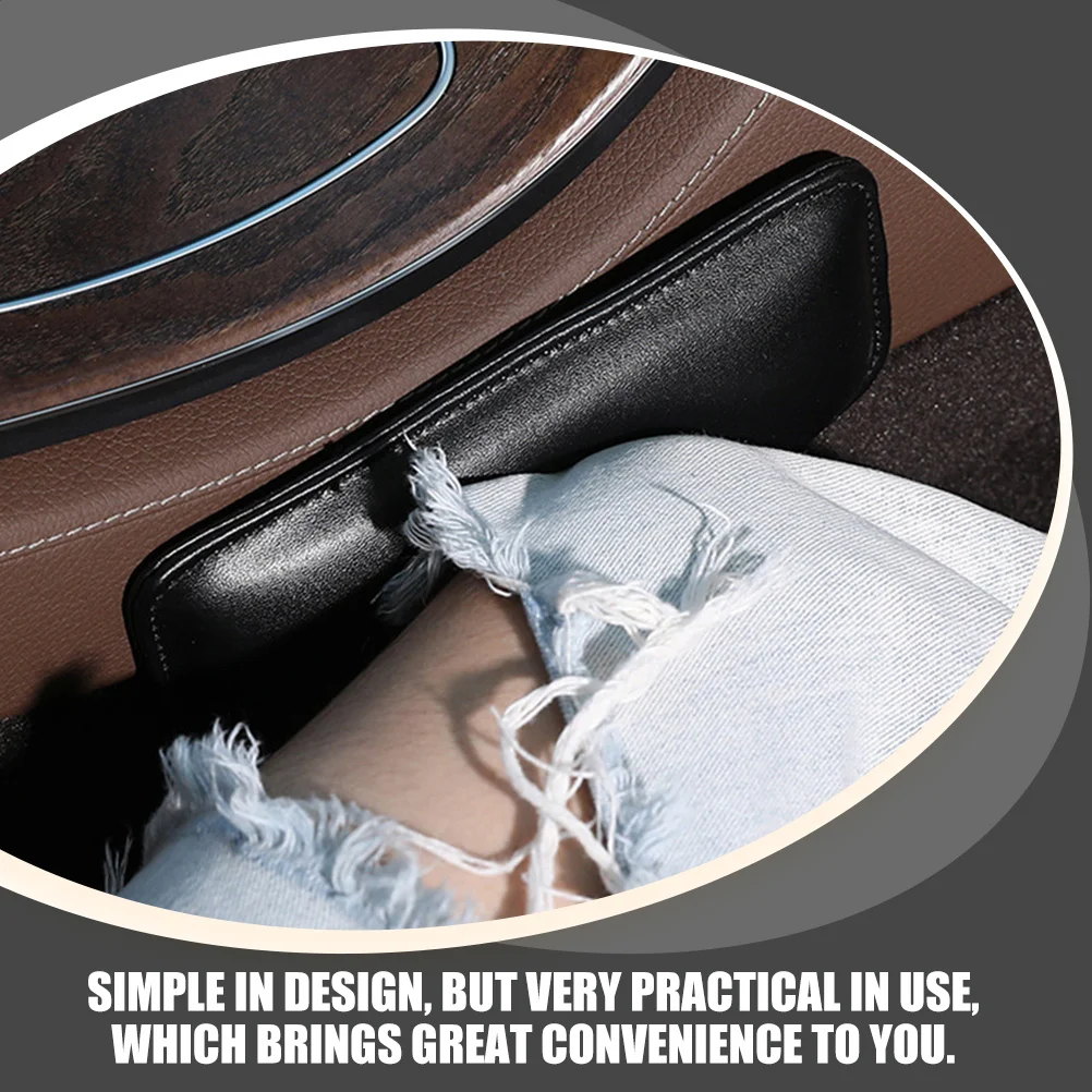 

2pcs Car Knee Cushion Armrest Pad For Driving Thigh Support Leg Cushion Anti-Slip Elastic Auto Interior Accessories