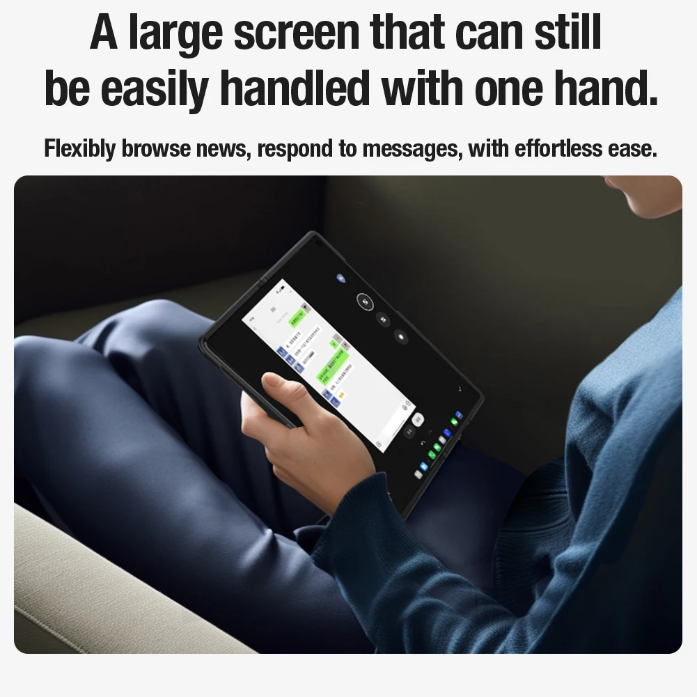 حافظة NILLKIN Super Frosted Shield Prop المغناطيسية لهاتف Huawei Mate X6، حامل غطاء العدسة، متوافق مع MagSafe، هيكل كامل للكمبيوتر الشخصي