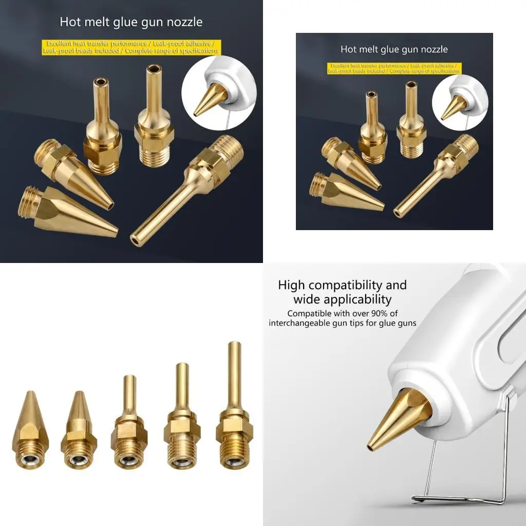   Melt Guns Nozzle Spring Loaded Steel Ball Design For Clean Leakproof Application