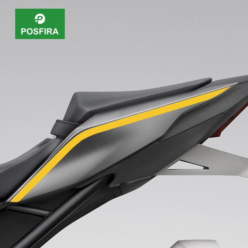 

POSFIRA наклейки на заднее сиденье мотоцикла, виниловая наклейка для Honda Hornet CB 1000 CB1000/SP 2025, декоративная полоса для мотоцикла, аксессуары