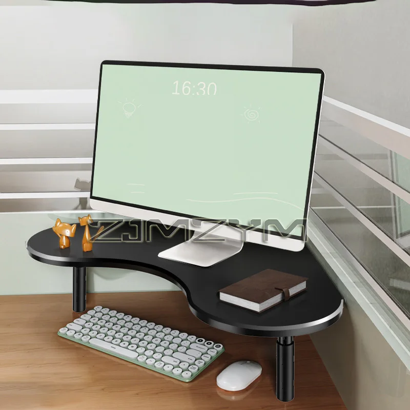 Triangular Lifting Elevated Base, Adjustable Height Support Frame for Laptops, Desktop Storage Stand , Monitor Elevation Rack