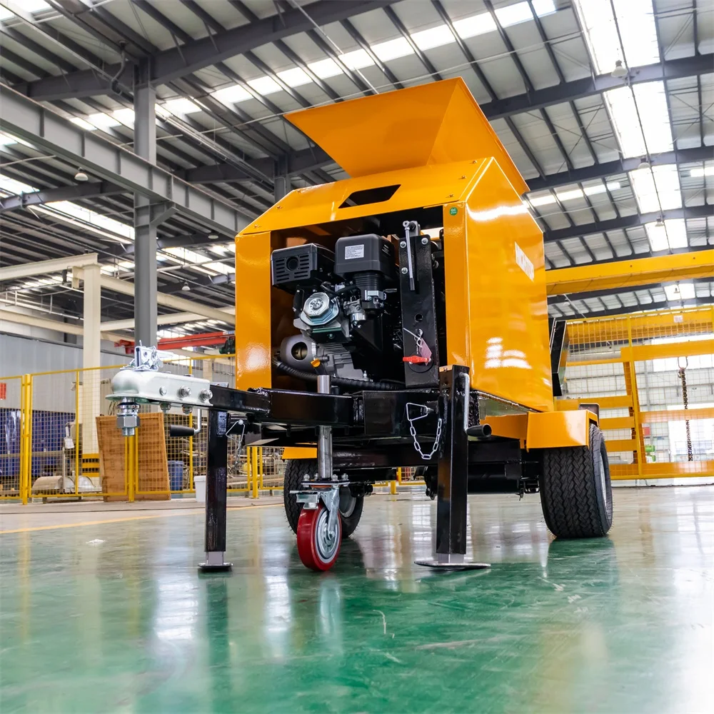 Customized Rock Stone Crushing Machine YG-135 Small Mobile Crusher For Breaking Stone With Trailer