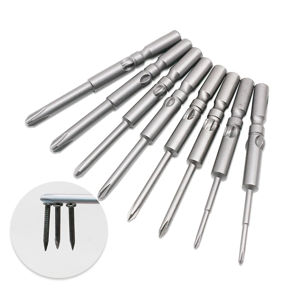 1pc PH00/PH0/PH1 Electric Cross Screwdriver Bit 5mm Round Shank For Electric Batches Hand Drills Cordless Drills