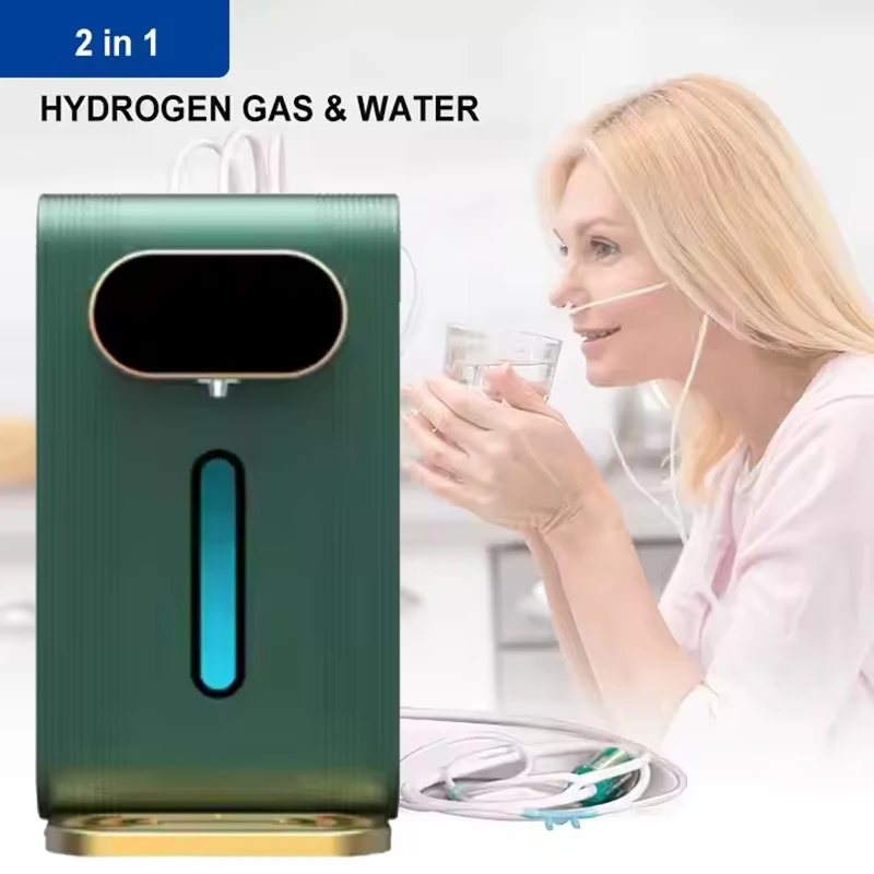 

SPE PEM HHO Inhaler 300ml/450ml/600ml/900ml/1500ml Hydrogen Inhalatin Machine 2500PPB Home Use Hydrogen Water Generator