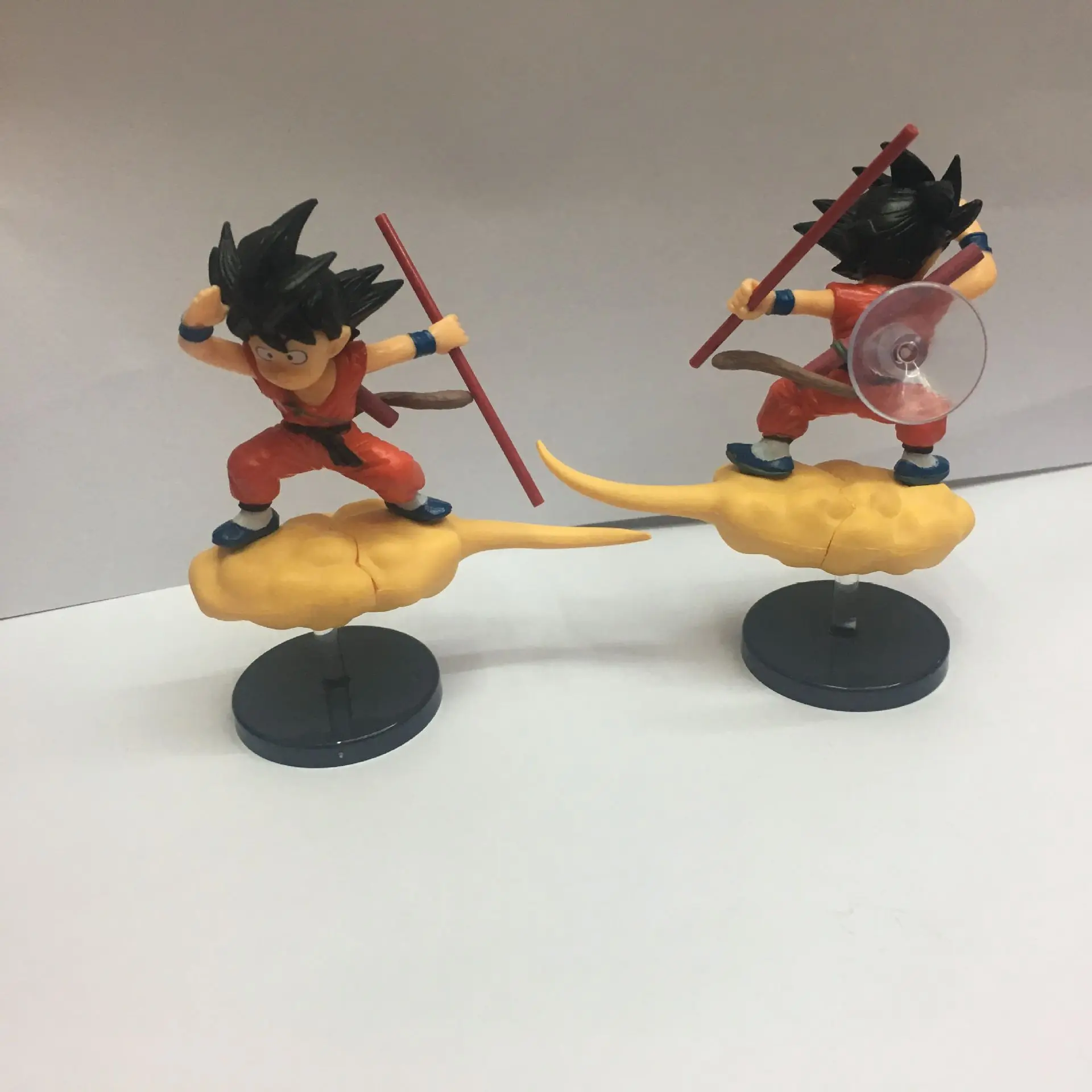 Anime Dragon Ball Figure 8CM children Flying Son Goku Toy Somersault Cloud Goku ornamenti per auto collezione di bambole decorazione regalo