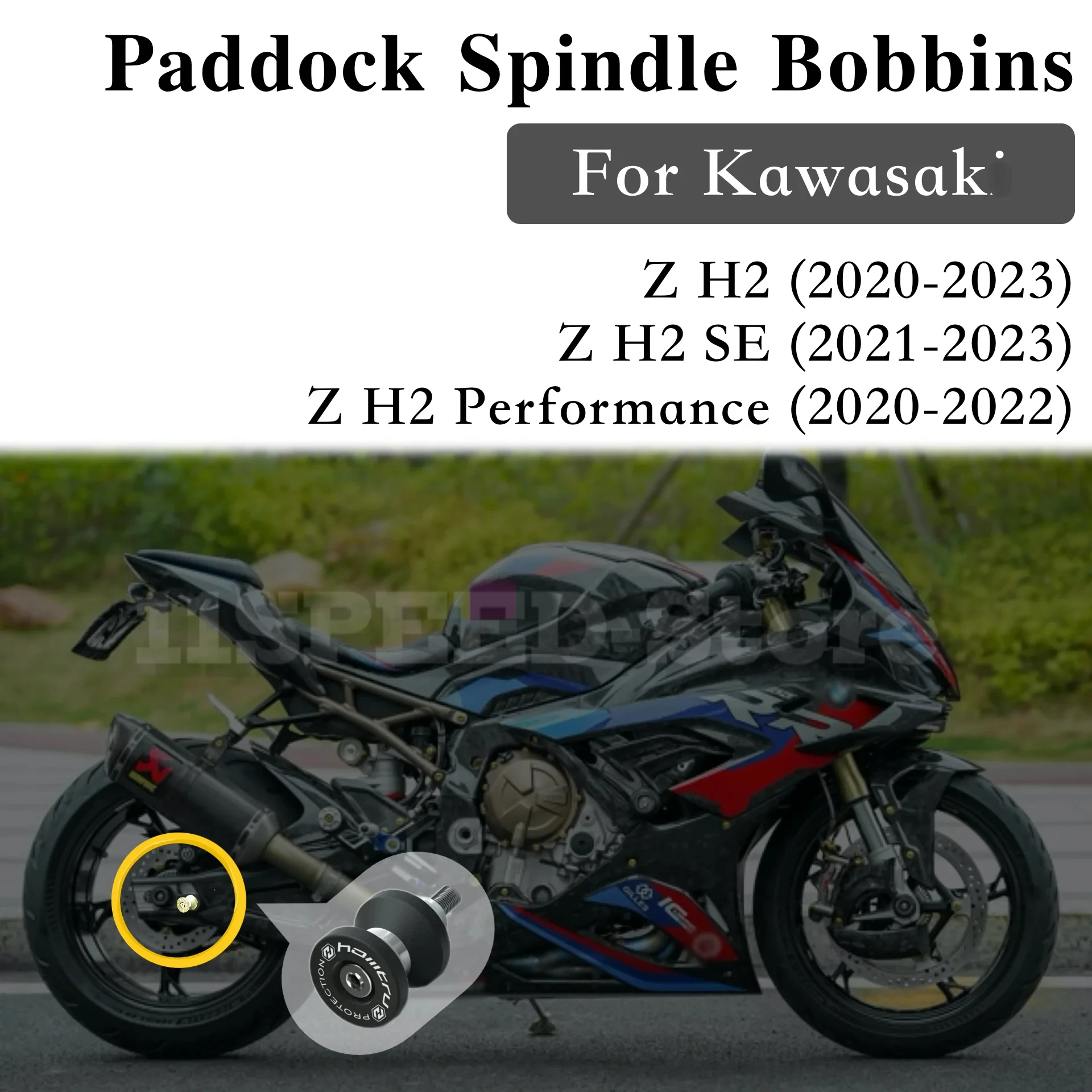 

Paddock Stand Bobbins Screw hole matching For kawasaki Z H2 SE Performance 2020-2023 motorcycle accessories for protection