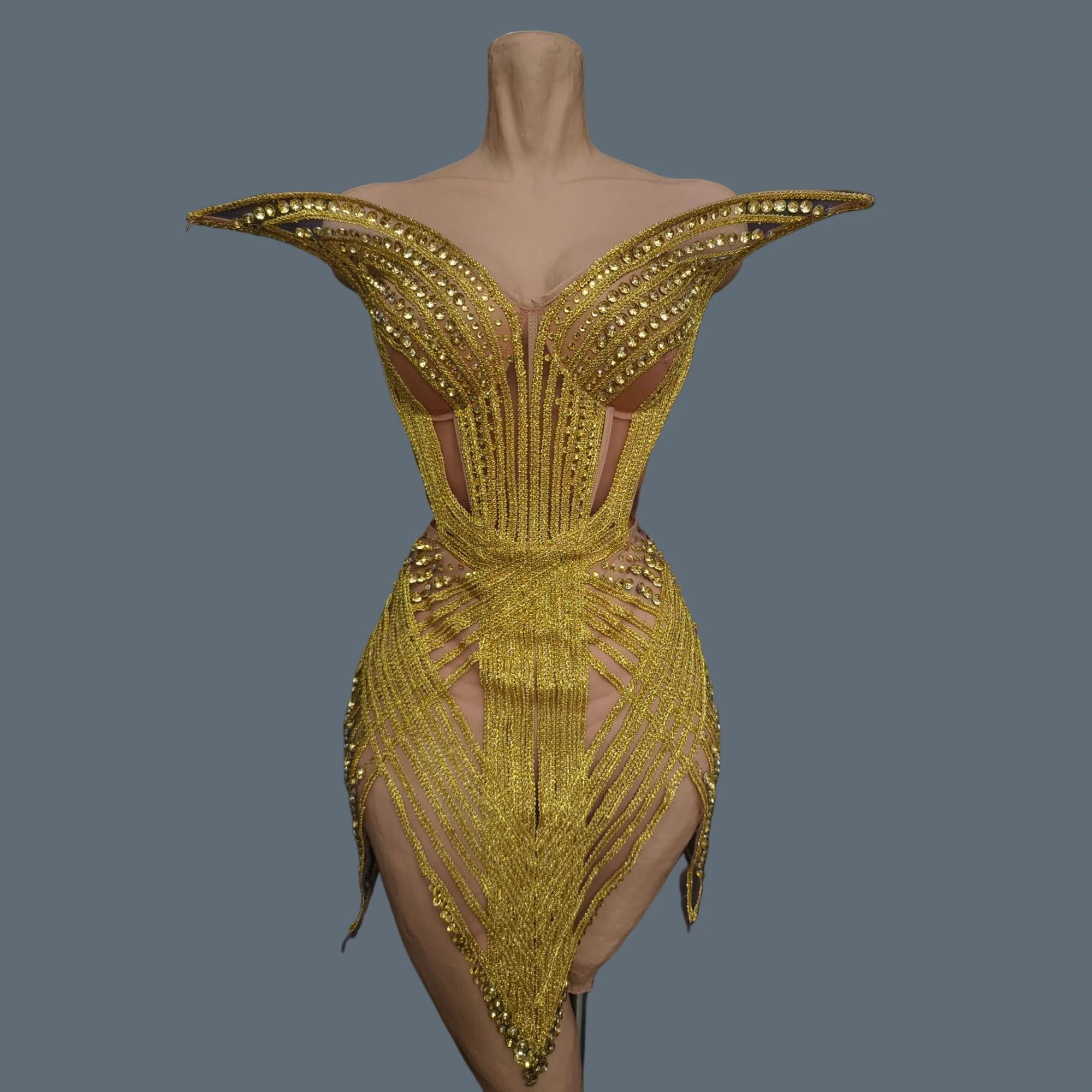 

Sexy Women Night Club Party Sparkly Silver Sequins Mesh Bodycon Mini Dress Dance gig Outfit Long Sleeves Bandage Dress Shibei