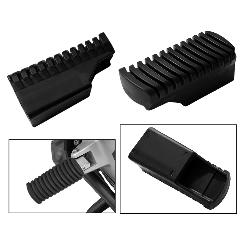 2PCS Motorcycle Rubber Nonslip Footrest Pedal Foot Pegs Cover For BMW F800GS 2013-2017