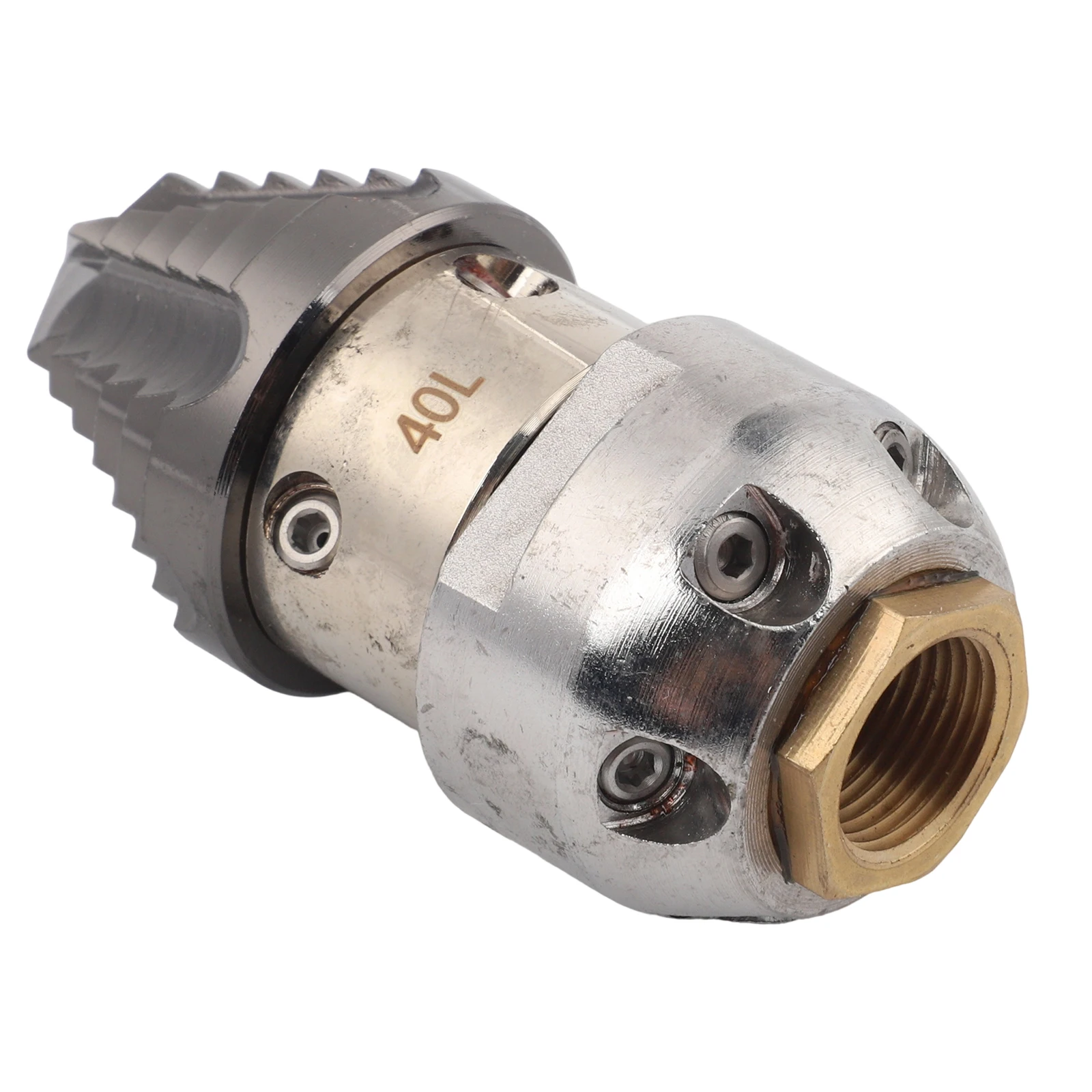 Rotary Nozzle for High Pressure Washer Efficient Cleaning of Water Pipes and Sewer Lines Stainless Steel Construction