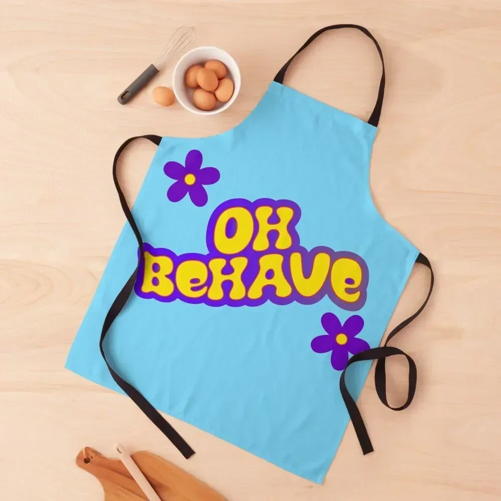 

Austin Powers Oh Behave Apron For Men beauty master Sexy Kitchens Accessories Apron
