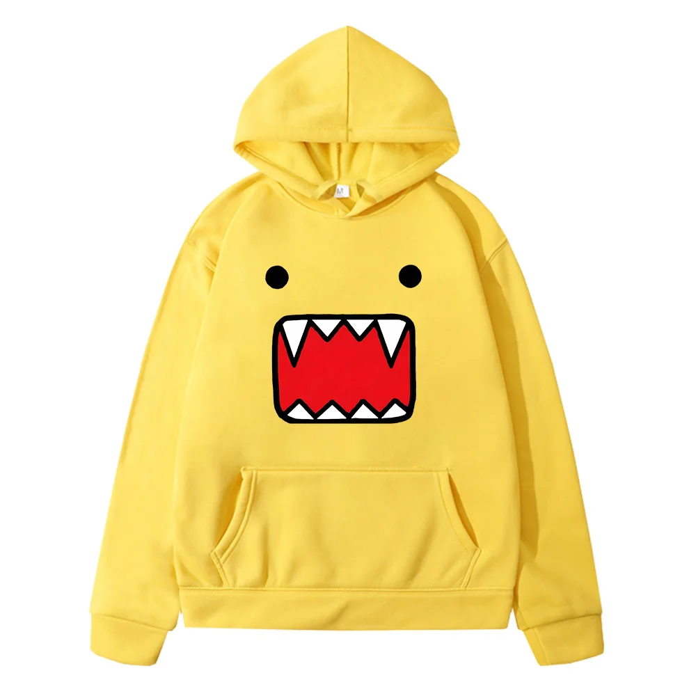 Domo Kun Cute Graphic Hoodie Sudadera Casual Comfortable Children Kawaii Sweatshirts Boys and Girls Clothing Autumn Warm Hoody