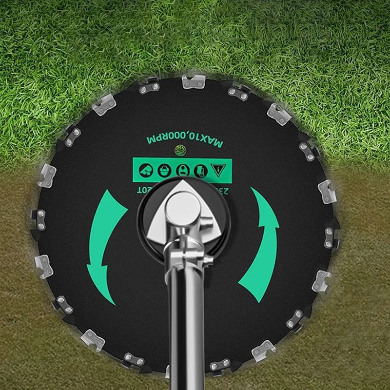 Trimmer Chainsaw Tooth Saw Blade - For Trimming Trees, Cutting String, Underbrush, And More - 20 Tooth 9