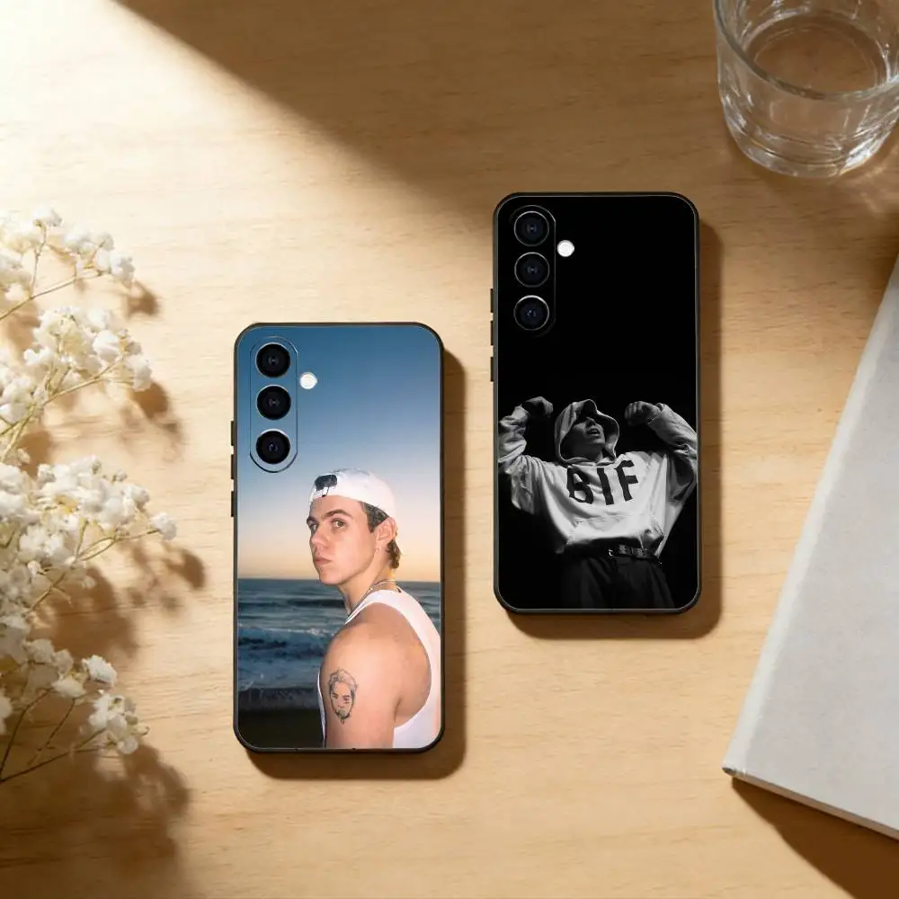 Singer The Kid L-Laroi Phone Case For Samsung Galaxy A73,A72,A71,A70,A53,A52,A51,Others Soft Black Cover