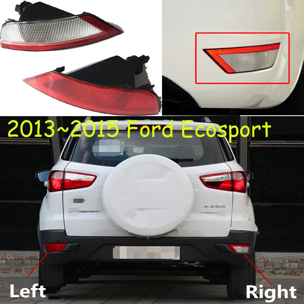 1pcs car accessories bumper tail light for Ford Focus rear light taillight Reflector 2009~2014y for Ford Focus fog lamp