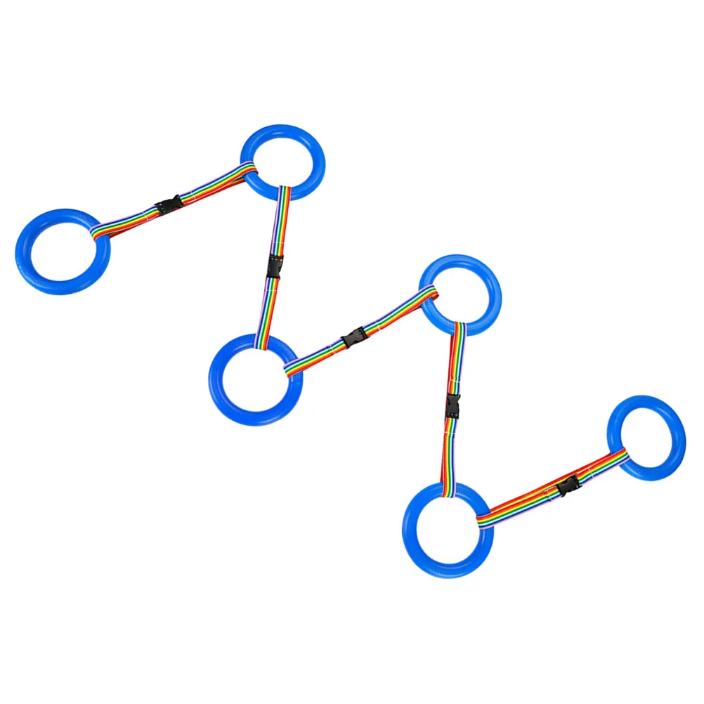 어린이 안전 탁아소 용품, 걷는 로프, 링 핸들, 다채로운 야외 유치원 보육 유치원 유아