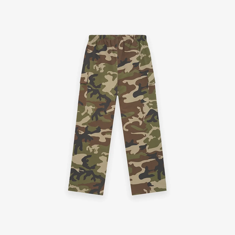 Best Quality 2024 Autumn Collection Drawstring Woven Camouflage Work Pants Fashion Street Brand Cargo Pants Causal Pant