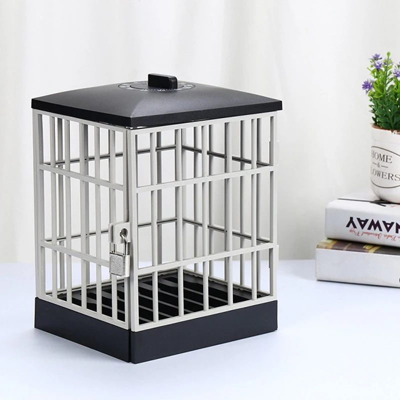 Cell Phone Jail With Timer Creative Cell Prison Lock For Party Home Table Office Cell Phone Cage Prison Cell Phone Storage Box