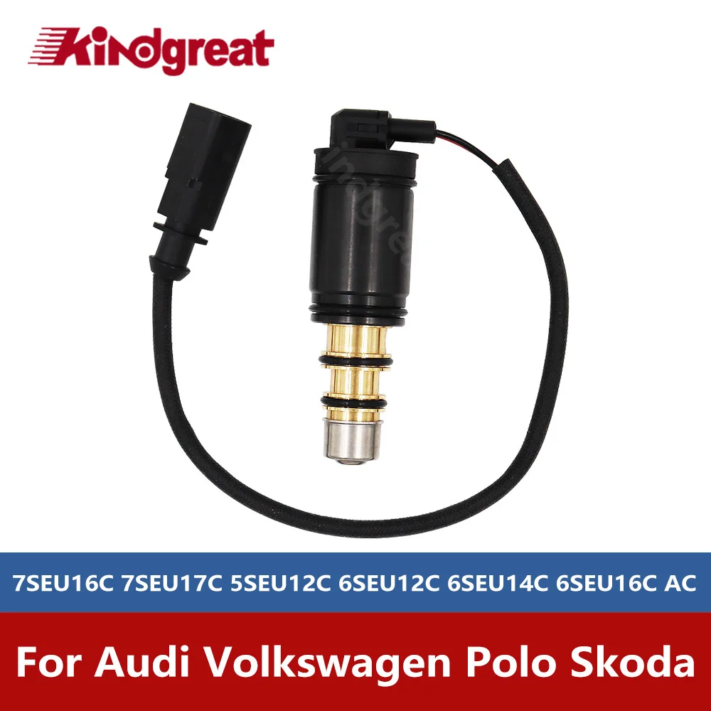 

93mm DENSO 6SEU / 7SEU Compressor AC Electric Control Valve For AUDI SEAT SKODA VW POLO
