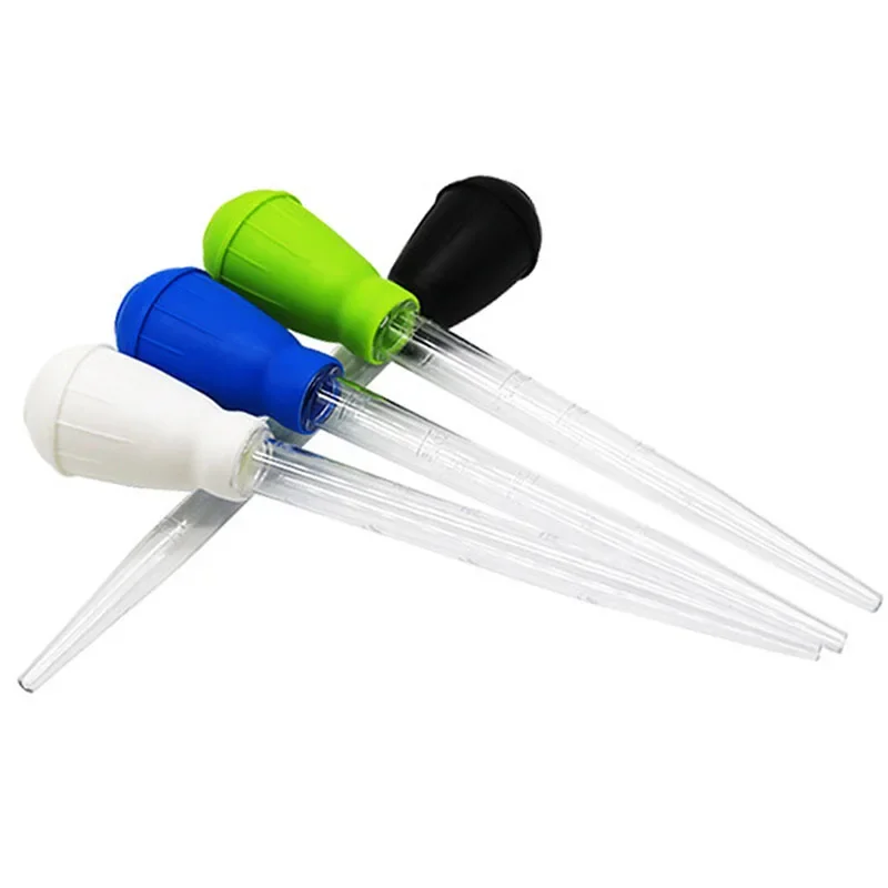 Lengthen Pipettes Aquarium Siphon Fish Tank Vacuum Cleaner Simple Cleaning Tool for Aquarium Water Changer 28cm 45cm 30ml 50m