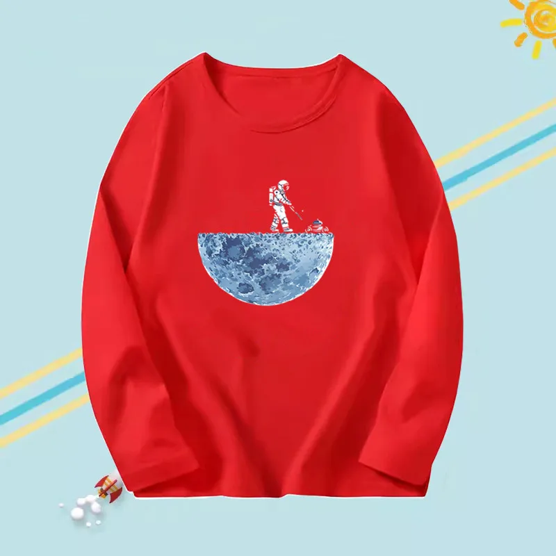 Kids Clothing 3-14 Years Long Sleeve Boys' T-Shirts Spring Autumn Cotton Tee Tops Children Boy Tops Cartoon TShirts