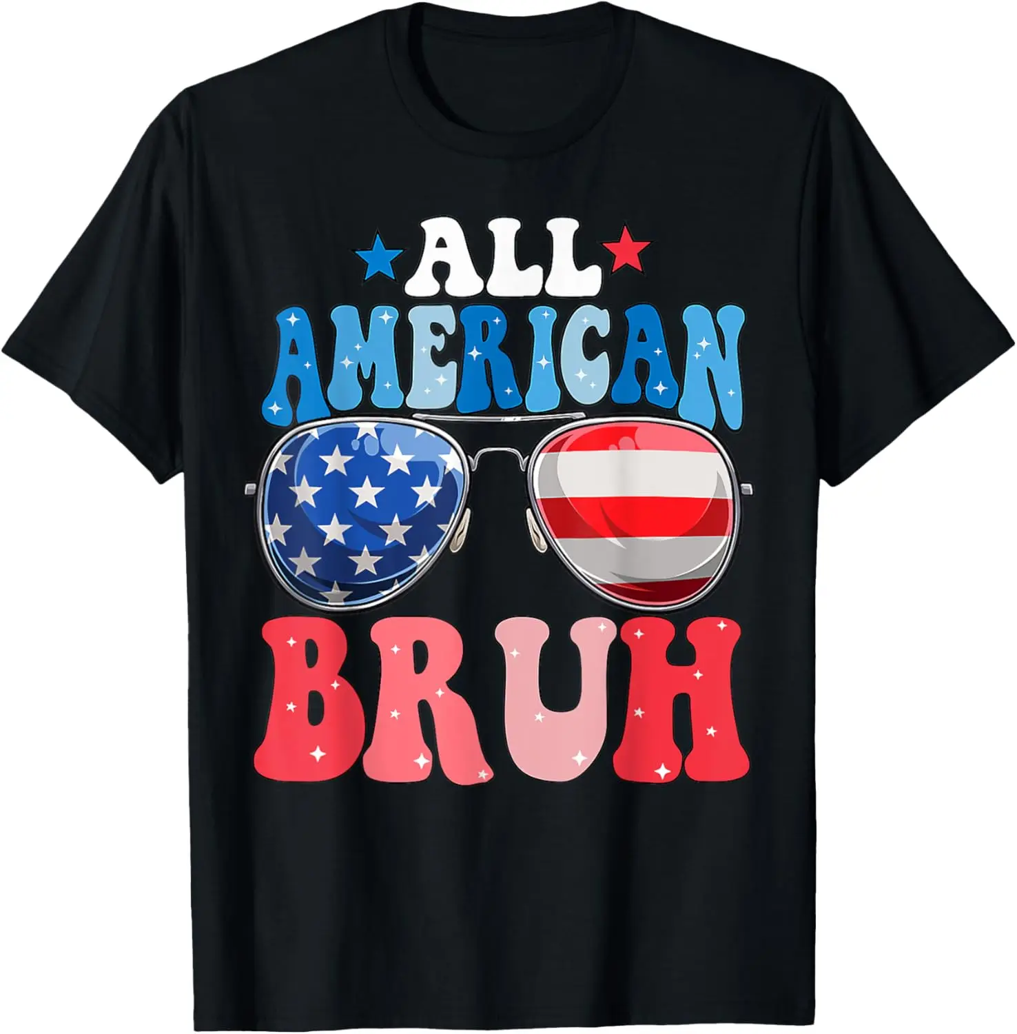 

New t-shirt - All American Bruh 4th Of July Boys Girls Patriotic Teens T-Shirt