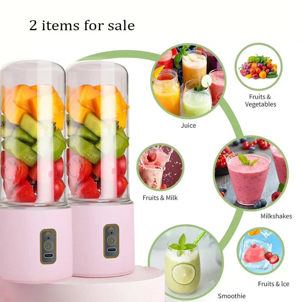 

1pc Children-ideal mini blender, suitable for healthy drinks anytime, anywhere.