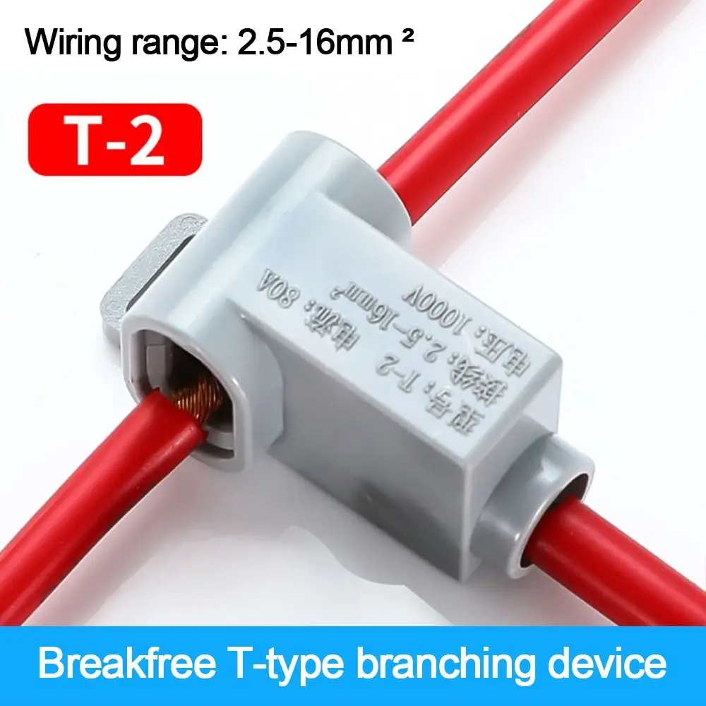 High Power Quick Terminal Block T-type Fast Connector Compact Splice Electrical Connectors Electrical