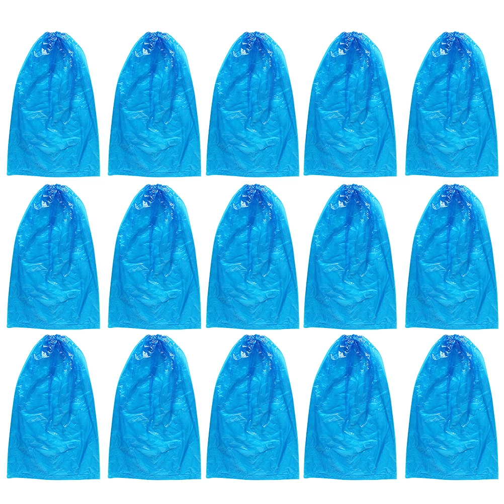 100Pcs Waterproof Disposable Shoe Cover Lengthen Thicken for Practical Use in Rainy Days and Mud