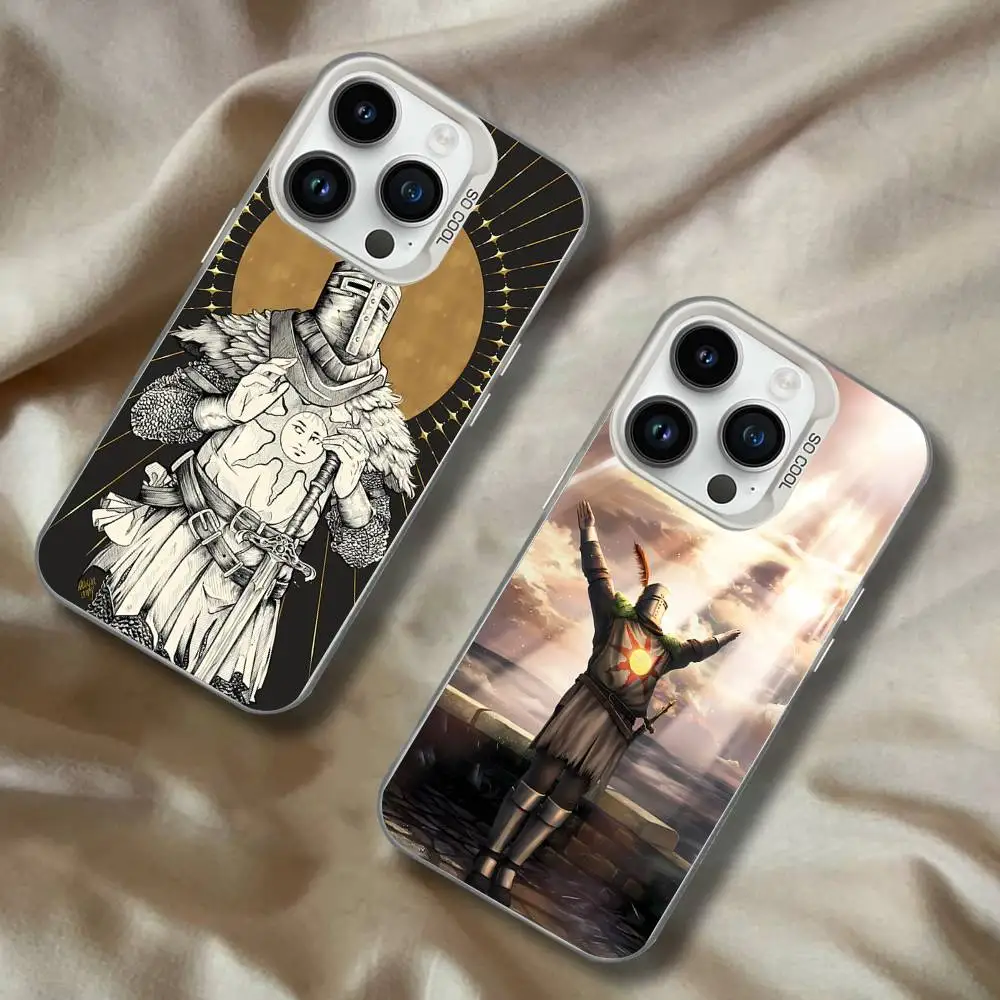 

Dark S-Solaire of AstoraS White Matte Shockproof CoverPhone Case For iPhone 17,16,15,14,13,12,11,Pro,XS,Max,Plus,Mini,SE4,E