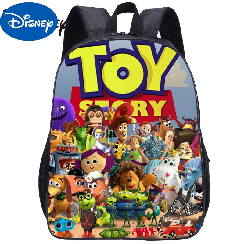 MINISO Disney Toy Story Pupil Schoolbag 16-inch Pattern 3D Printed Cartoon Children's Backpack School Backpack  Backpack Men