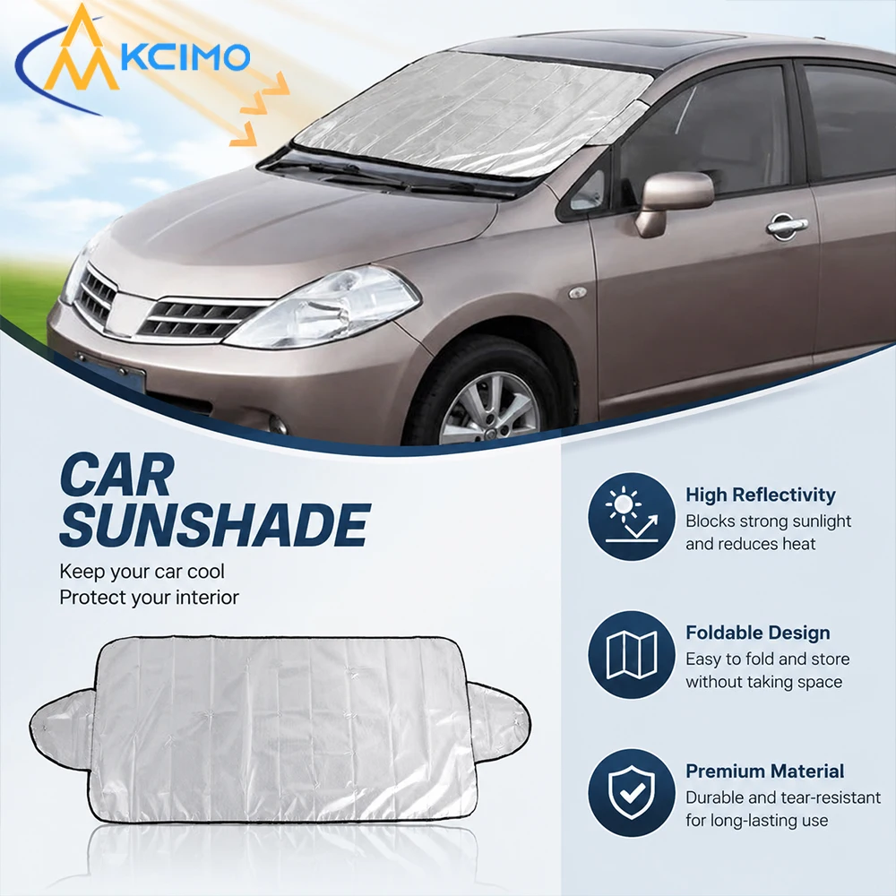 Waterproof Outdoor Parking Car Windshield Protector Sun Shade Heat Barrier Anti Snow Dust Auto Exterior Cover Effective