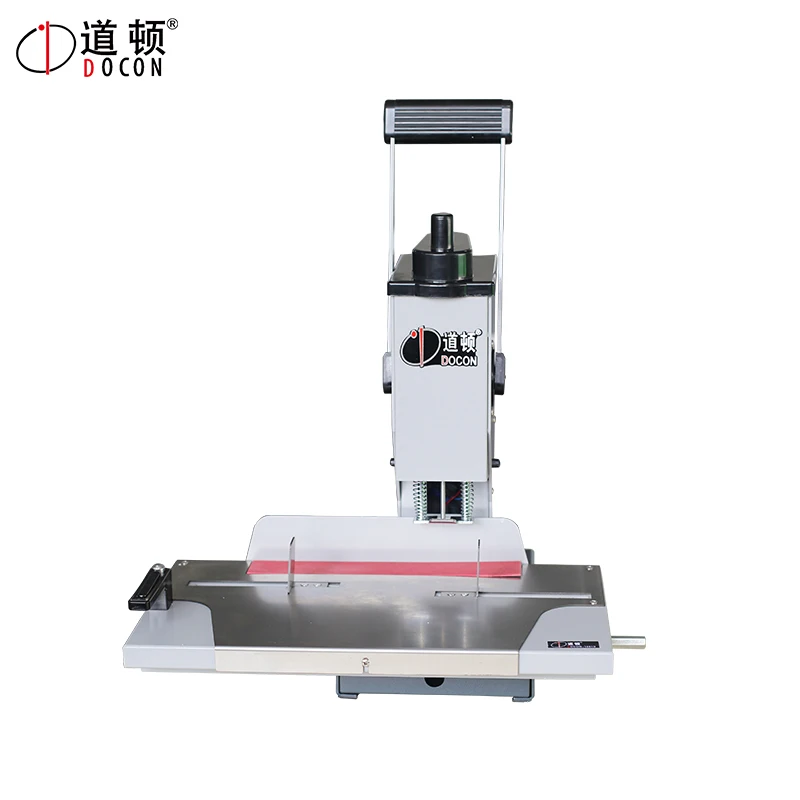 DC-1001D Paper  Punching Machine Electric Heavy Single Hole Punch Multifunctional Punching and Binding Machine