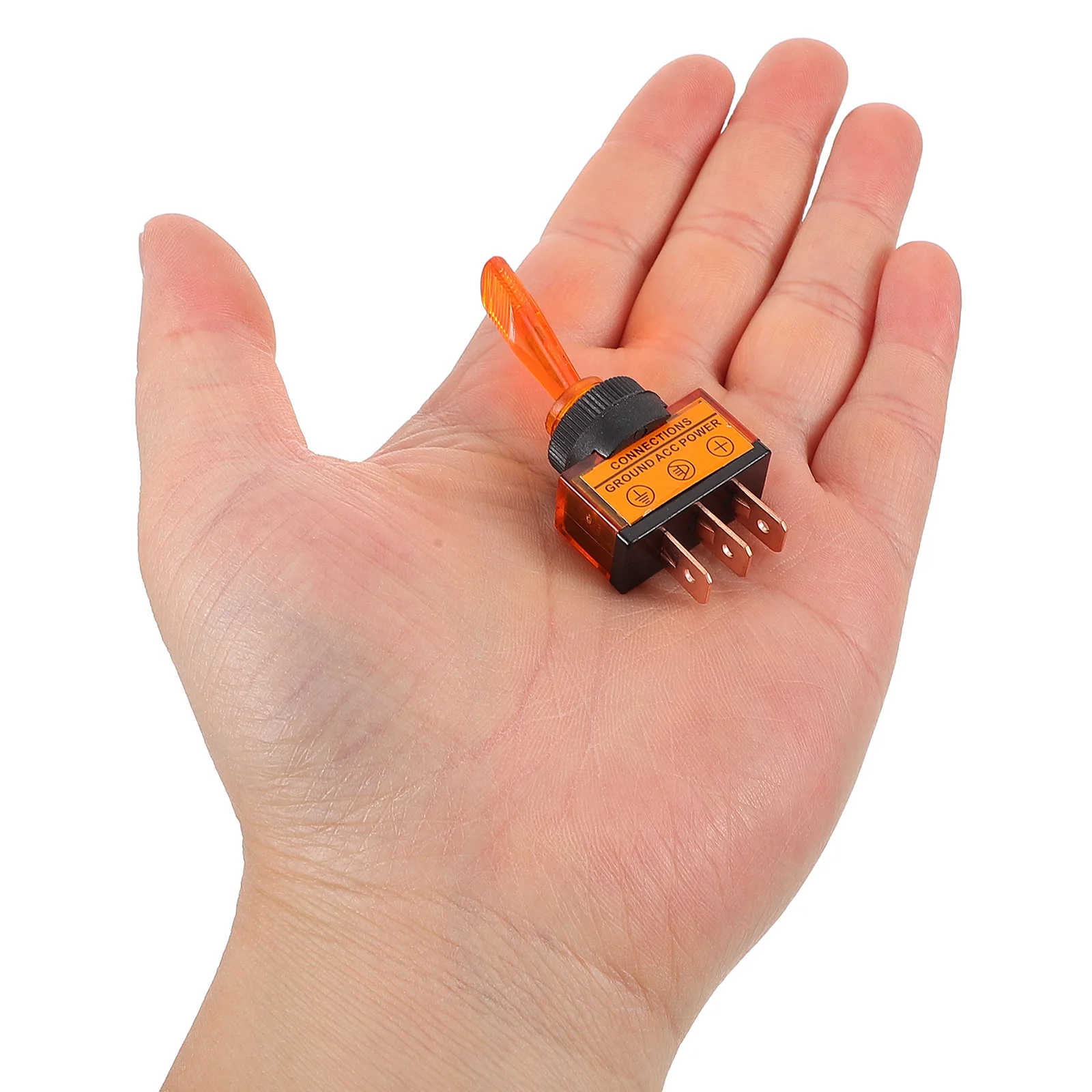 

12 В 20 А модифицированный кулисный водонепроницаемый металлический мини-тумблер для автомобиля, лодки, сверхмощный автомобильный универсальный рычажный переключатель