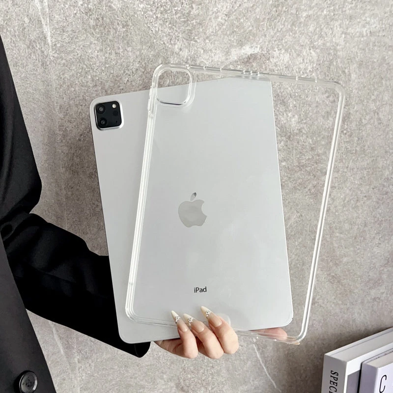 Simple Transparent New Tablet Case For iPad Mini 6 7 10/11th A16 8.3in Air 1 2 4 5 6 7 M2 M3 Pro M4 M5 11in 12.9in iPad Cover