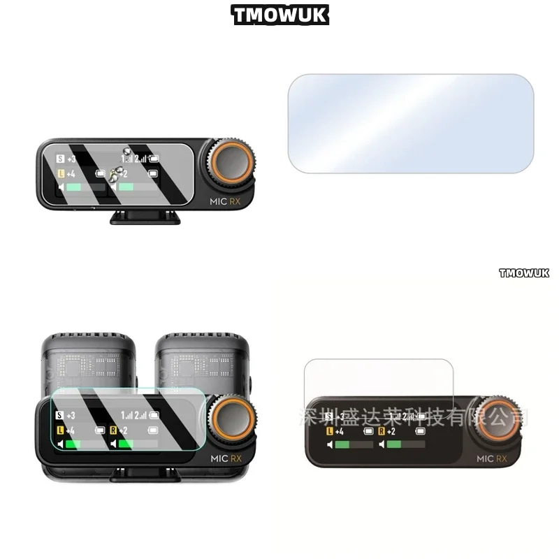 

HD Tempered Glass Screen Film For DJI Mic2 Wireless Microphone Cover Mic 2 Protection Accessory
