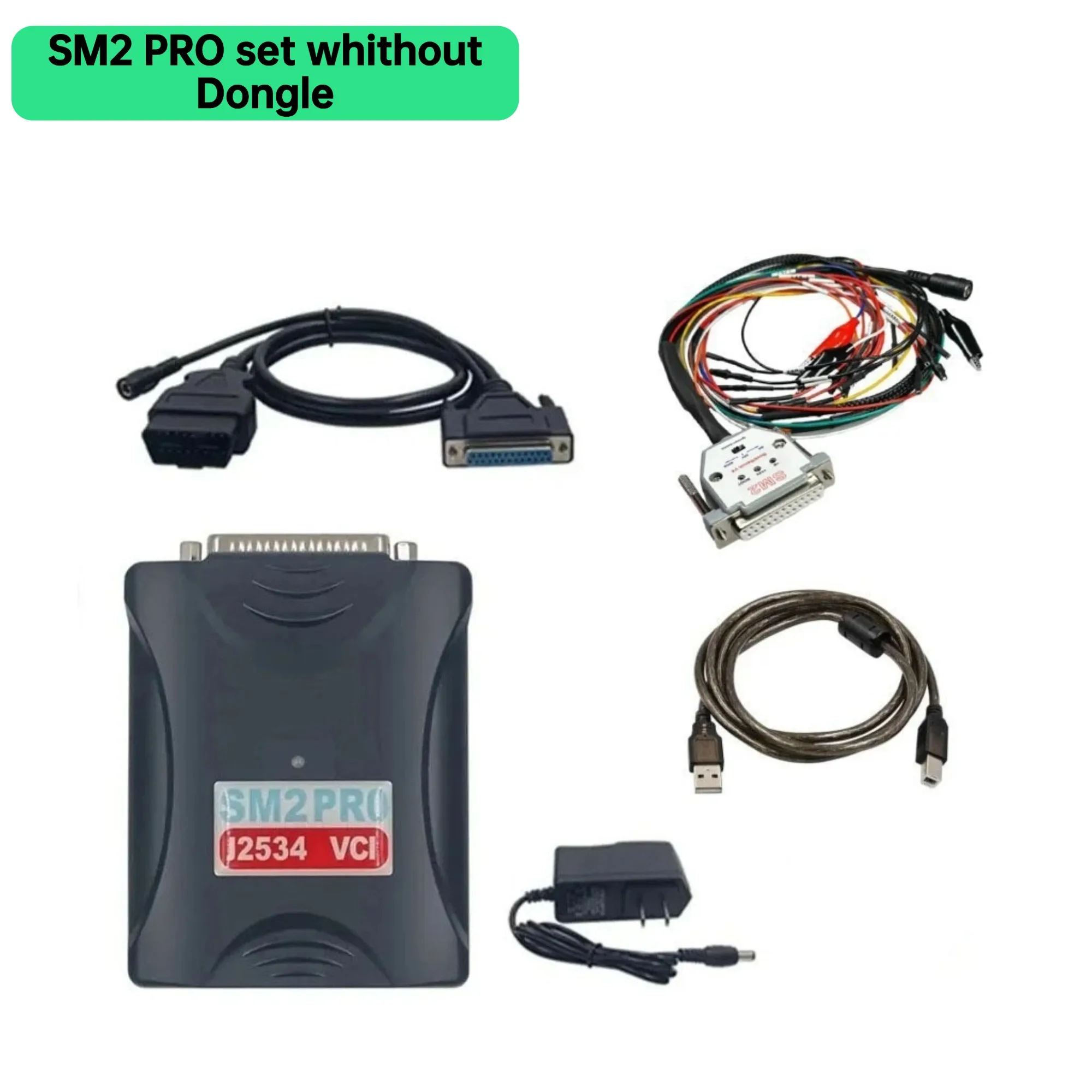 【اشتر الآن!】J2534 pro + 22 إصدار SM2 ملحق 1.20 Pcmflash ECU مبرمج أداة مقعد رقاقة معدات تشخيص السيارات