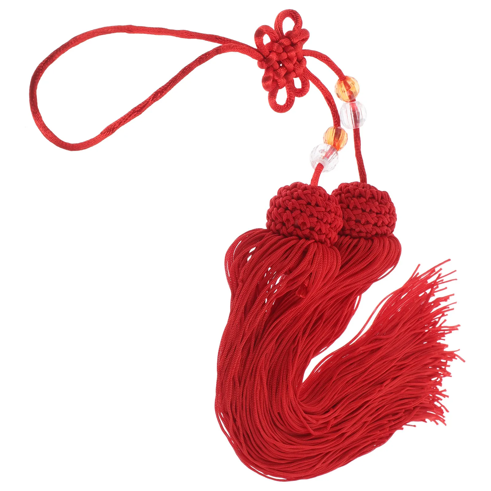 Sword Tassel Ice Silk Chinese Style Traditional Decorative Hanging Tassel for Kung Fu Performance Martial Arts Practice