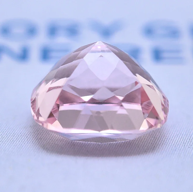 Lab Grown Sapphire Sakura Pink Color Square Cushion VVS1 Charms Beads Diy Jewelry Making Material Selectable AGL Certificate