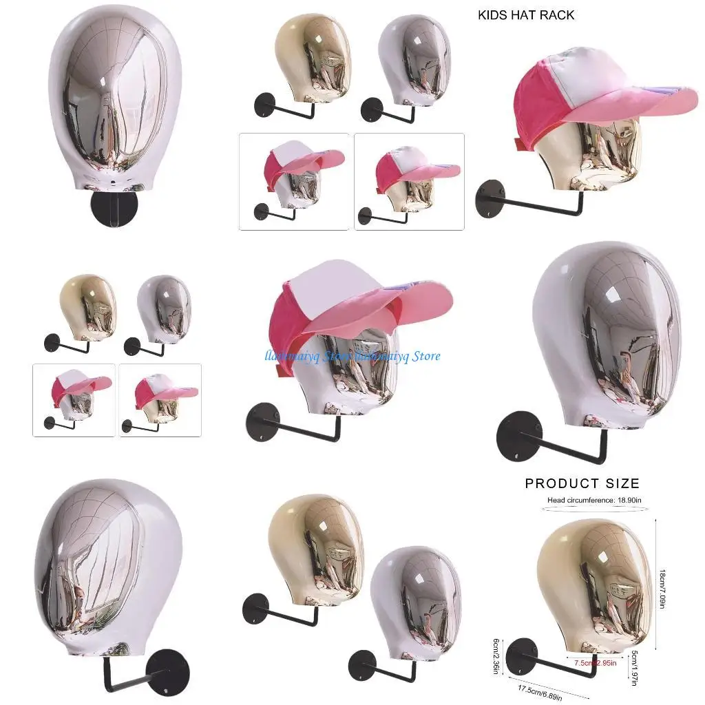 

573B Функциональная настенная вешалка для детских шляп для организации спальни или прихожей