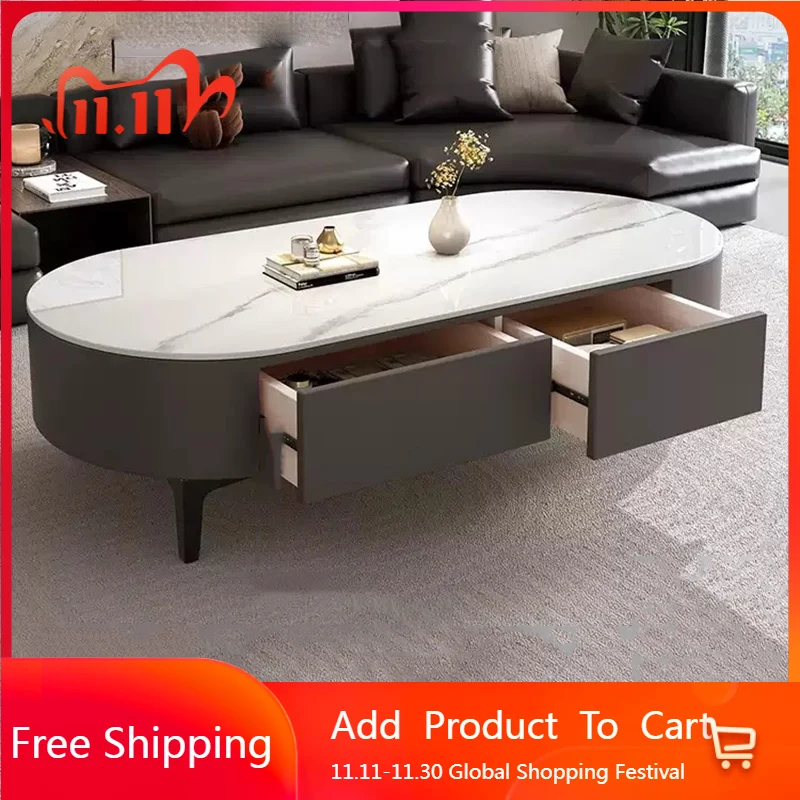 

Storage Modern Side Table Luxury Wood Living Room Designer Coffee Table Standing Drawers Moving Kaffee Tische Home Furniture