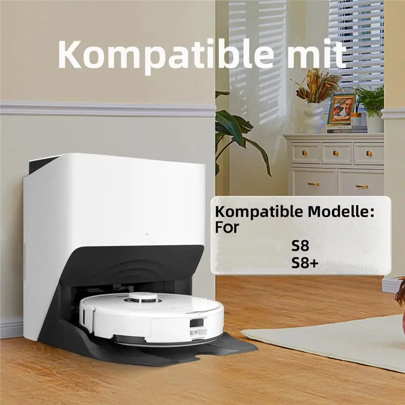 لماذا-قطع غيار لـ Roborock S8/S8 + ملحقات مكنسة الروبوت فرش جانبية رئيسية ممسحة ملابس مرشحات HEPA أكياس الغبار