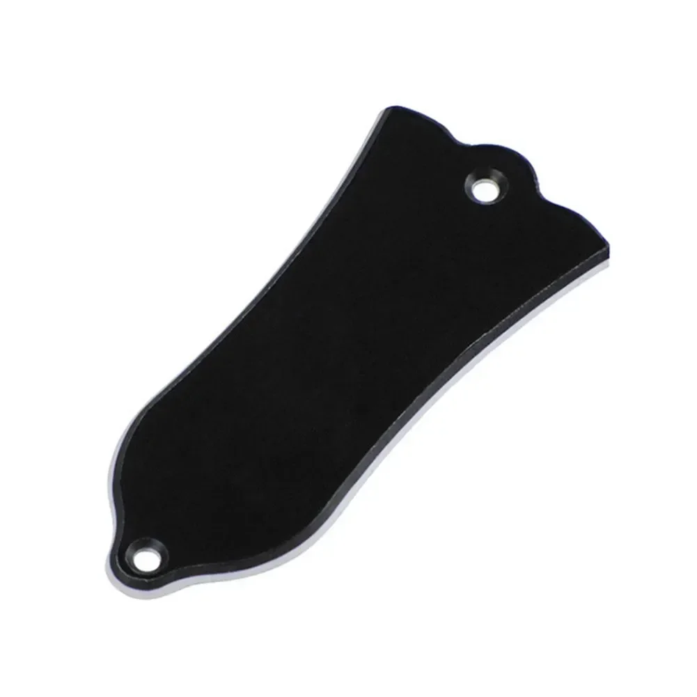 2-Ply Plain Black Bell Head Shaped Truss Rod Cover For Les Paul Electric Guitar Bass Parts Accessories Protection Tool Part