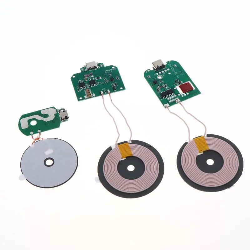 Wireless Charger Module 15W TYPE-C MICRO-USB PCBA Circuit Board DIY Custom Fast Charging Electronics